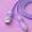 Purple, variant on 4 in 1 Super Fast Charging Cable, 66W PD, USB-C to Usb/Type-C/Lightning, High-Speed Data Transfer, Suitable for Iphone/Ipad/Xiaomi/Samsung/Switch2/Steamdeck And Other Devices