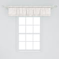 thumbnail image 2 of Ambesonne Ivory Window Valance, Spring Blossoms Field, 54" X 12", White Beige, 2 of 3