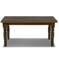 thumbnail image 2 of Grain Wood Furniture Valerie Original Solid Wood 63" Dining Table, Rustic Walnut, 2 of 9