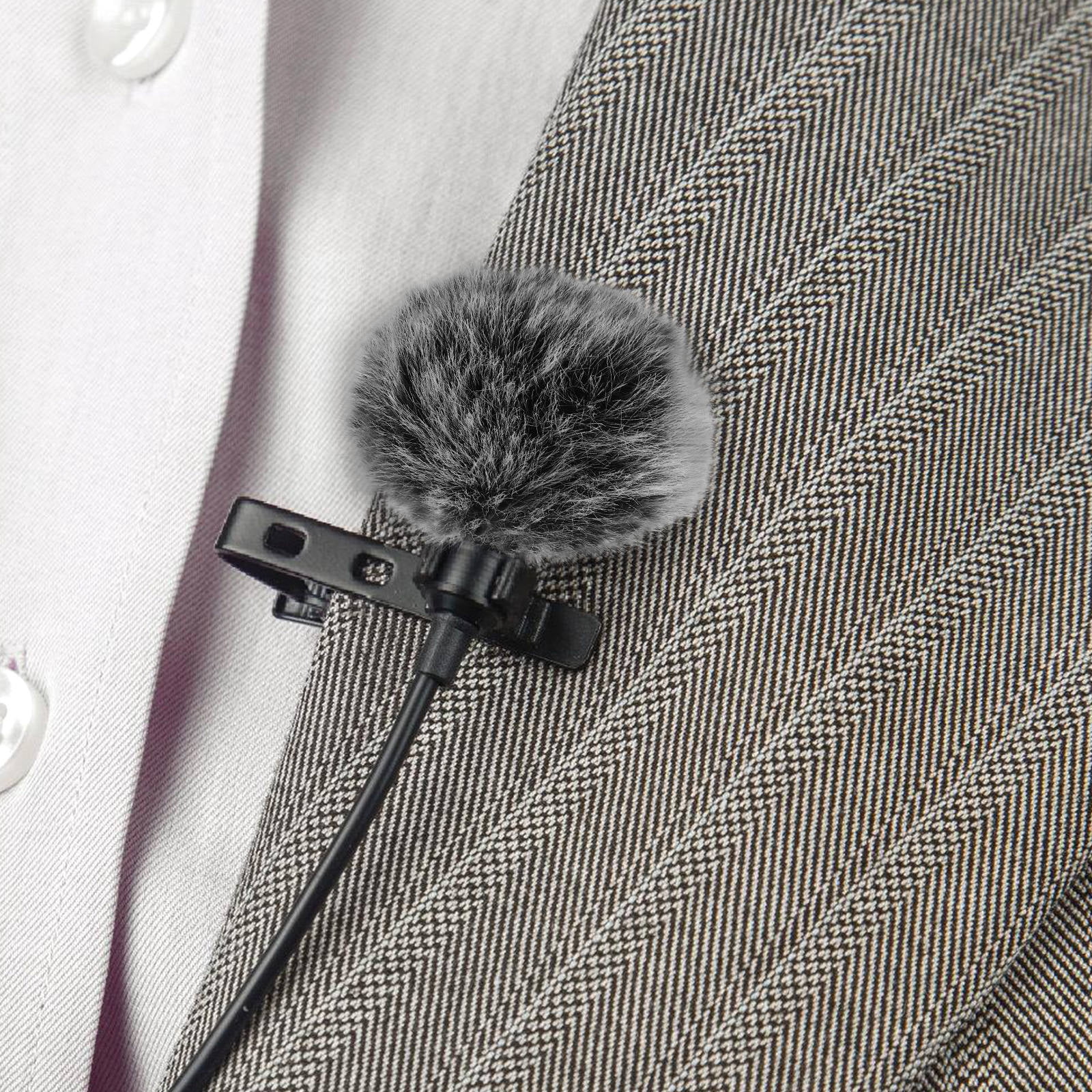 Luxshiny Wind Muff Artificial Fur Mic Windscreen Cover 1Pack