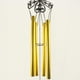 thumbnail image 4 of Campanas de viento de metal con forma de mariposa de 75 cm grandes para colgar Oro, 4 of 9