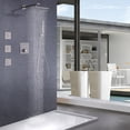 thumbnail image 2 of Three Functions Complete Shower System, 3 PCS of Body Jets Shower Set with Rough-in Valve, 2 of 5