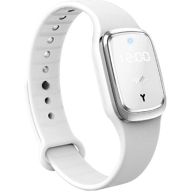 Pulseras repelentes de mosquitos ultrasónicas, reloj de pulsera electrónico repelente de mosquitos con carga USB/impermeable/reutilizable/usable para acampar al aire libre