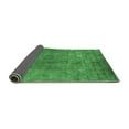 thumbnail image 2 of Ahgly Company Indoor Square Oriental Emerald Green Industrial Area Rugs, 4' Square, 2 of 4