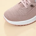 thumbnail image 6 of Orthopedic Shoes for Women,Orthopedic Dress Shoes for Women,Slip On Sneakers Women Breathable Mesh Knitted Woven Low Top Walking Shoes Lightweight Wide Width Non-Slip Shoes,Pink,5.5, 6 of 9