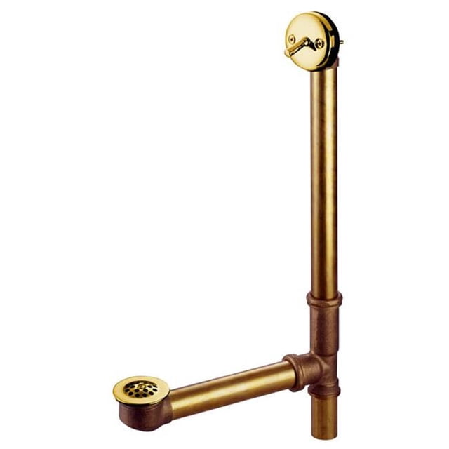 Trip Lever Waste And Overflow - Polished Brass Finish