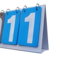 thumbnail image 6 of yotijay Scoreboard Flip Scoreboard Team Games 6 digits Score Flip Cards Competition Flip Red Grey Blue, 6 of 9