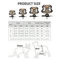 thumbnail image 2 of Puppy Harness and Leash Set - Dog Vest Harness for Small Dogs Medium Dogs- Adjustable Reflective Step in Harness for Dogs - Soft Mesh Comfort Fit No Pull No Choke - Brown , M, 2 of 9