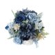 thumbnail image 5 of Ramo de novia, flores artificiales, accesorios para fotos, centros de mesa, adornos, ramo para lanzar Azul, 5 of 9