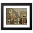 thumbnail image 2 of Louis Léopold Boilly 18x15 Black Modern Framed Museum Art Print Titled - The Platform (1800-1805), 2 of 5