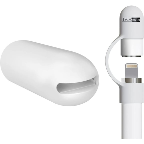 TechMatte Charging Adapter Cap Compatible with Apple Pencil Female Charger with Pencil Cap Holder
