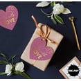 thumbnail image 6 of Inkdotpot Real Gold Foil Made With Love Wedding Tags Favor Hang Paper Tags 100 Pieces, 6 of 6