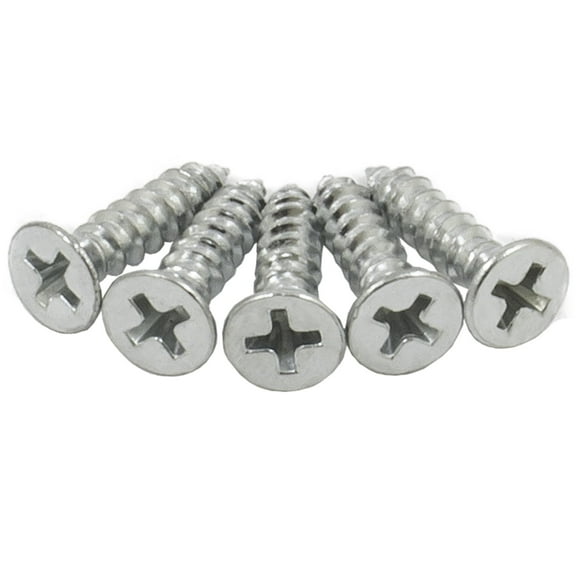 Door Hinge Screws, #9 x 3/4", 600-Pack, Satin Chrome by Stone Harbor Hardware