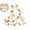 Beige, variant on Artificial Flower Wall Hanging Garland – 90.5" Long Silk Floral Vine with 18 Blooms for Home, Wedding, Party & Holiday Decor (Indoor/Outdoor Use)