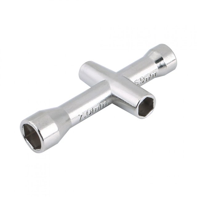 Sailing Llave cruzada multifuncional para tornillos y tuercas M2/M2.5/M3/M4