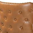 thumbnail image 6 of Baxton Studio Gradisca Bar Stool with Swivel, Tan, Set of 2, 6 of 9