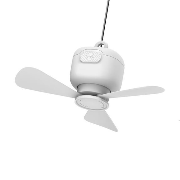 HONCLL Camping Fan USB 5V Tent Fan Gazebos Ceiling Fan with 3 Leaves Ceiling Fan