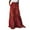 Red1, variant on VUPSGEZ Simple Foldover Stretch Flared Knee Length Skirt Women'S Boho Skirt European And American Loose Casual High Waisted Skirt Women’S Pleated Maxi Skirt(Green,M)