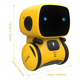 thumbnail image 2 of Robot Inteligente Juguetes Para Niños Control Táctil Español Xtellar amarillo, 2 of 4