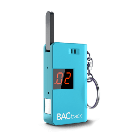 BACtrack Keychain Breathalyzer (Blue) | Ultra-Portable Pocket Keyring Alcohol Tester for Personal Use