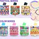 thumbnail image 5 of 2025 Kit de fabricación de pulseras de cuentas de arcilla para principiantes, 7000 Uds., cuentas planas de arcilla polimérica Preppy con Kit de dijes para fabricación de joyas, 5 of 5