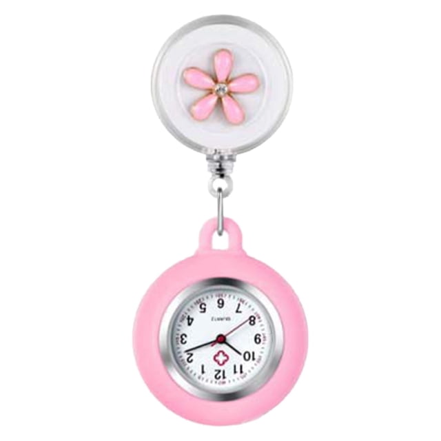 Reloj retráctil de enfermera, reloj de bolsillo, reloj de pulsera para enfermera, reloj médico para viajes, estación de enfermera, uso doméstico, sala Estilo C