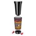 thumbnail image 2 of Mugzie 16-Ounce Tumbler Drink Cup with Removable Insulated Wetsuit Cover - Train Prairie Fire, 2 of 4