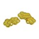 thumbnail image 2 of Colgantes florales Strade Fareast Limited Hechos a mano en oro 5 piezas, 2 of 8
