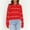 *Red, variant on ClodeEU Womens Heart Sweater, Crew Neck Cute Ribbed Knit Sweaters, Loose Casual Pullover Tops Pink,Womens Plus L