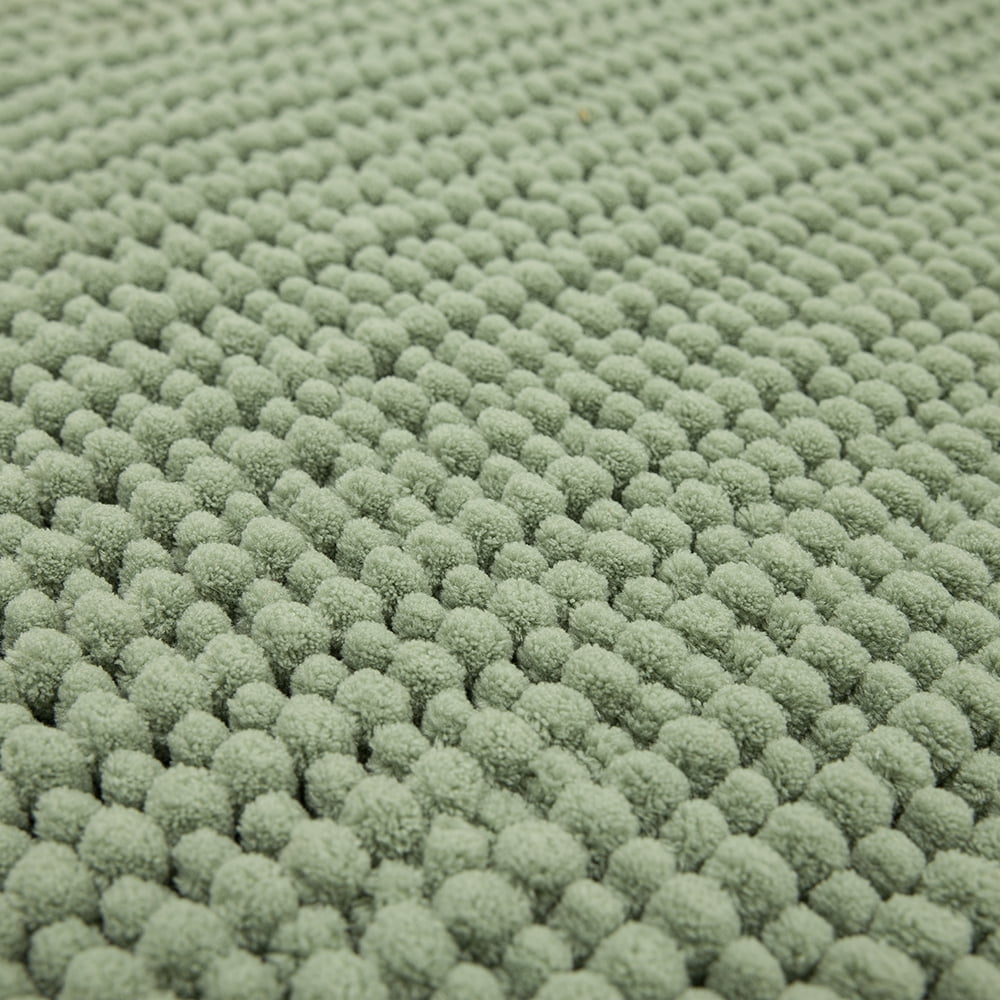 Mohawk Home Homespun Plush Fade/Stain Resistant Non-Slip Machine Washable Bath Rug, Oregano, 1' 9" x 2' 10"