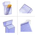 thumbnail image 4 of Étui à Cigarette Rabattable pour Femmes, Étuis à Cigarette en Plastique pour Hommes, Boîte à Cigarette, Taille King Ou Régulière, Boîte à Cigarette Multicolore Capacité 25, 4 of 5