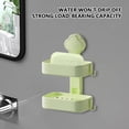 thumbnail image 1 of Caja de jabón con ventosa de plástico para Perfume, caja de jabón para lavabo del hogar, sin perforaciones, montada en la pared, 1 of 3