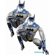 2-Pack Bat_Man Balloons for kids birthday decorations, 27 inches