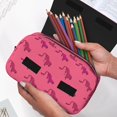 thumbnail image 6 of Goofa Leopard Print Pattern Double Layer Pen Pencil Case, Protective Large Capacity Storage Organizer Pen Pouch, Office College Supplies for Teens Adults, 6 of 7