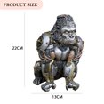 thumbnail image 3 of Resina mecánica Punk perro estatua artesanía Steampunks Animal escultura arte decoración (F) Sywqhk Libre de BPA, 3 of 5
