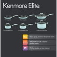 thumbnail image 4 of Kenmore Elite Andover 10 Piece Nonstick Aluminum Cookware Set in Glacier Blue, 4 of 12