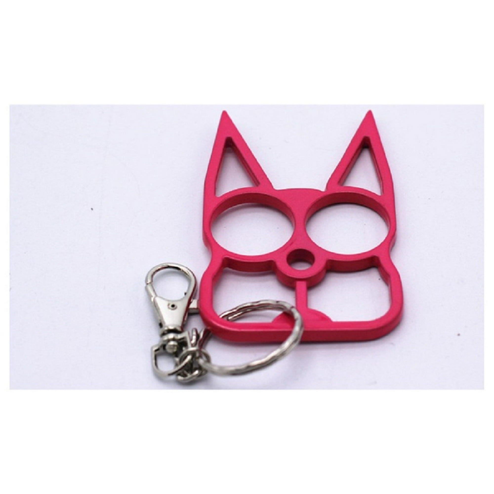 Metal Kitty Cat Keychain- Color May Vary