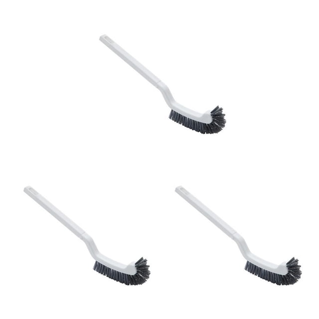 Injueey Herramienta de curvada con ranura para cepillo de baño, cepillo para quitar manchas de mango largo de plástico colgante, blanco Type1 NO1 Injueey CBP042081