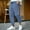 Blue, variant on Men's Casual Striped Printed Slim Fit Stretch Ankle Pants Elastic Waist Loose Fit Drawstring Sweatpants