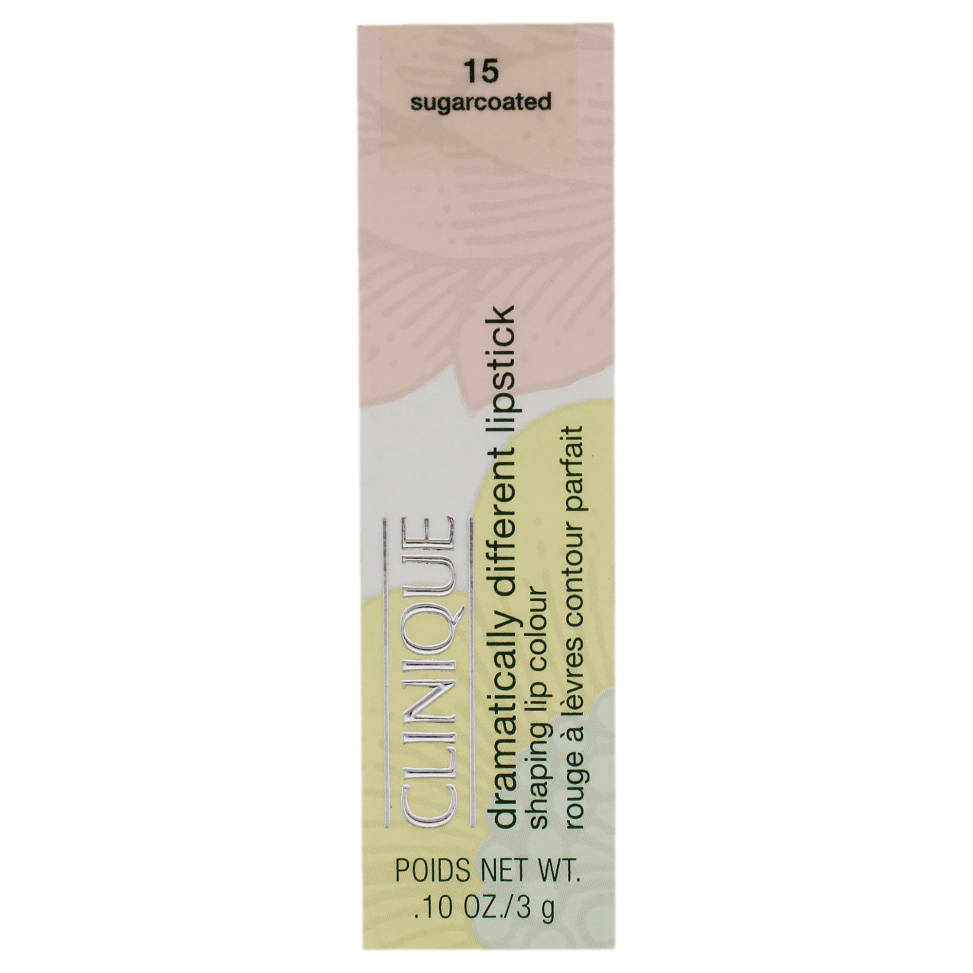 Clinique Dramatically Different Shaping Lip Colour - 15 Sugarcoated, 0.10 oz Lipstick