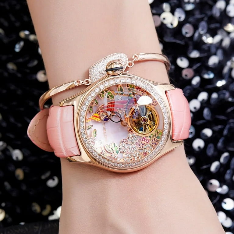 専用Reef Tiger 腕時計　レディース Reef Tiger/RT Womens Luxury Fashion Watches Diamond