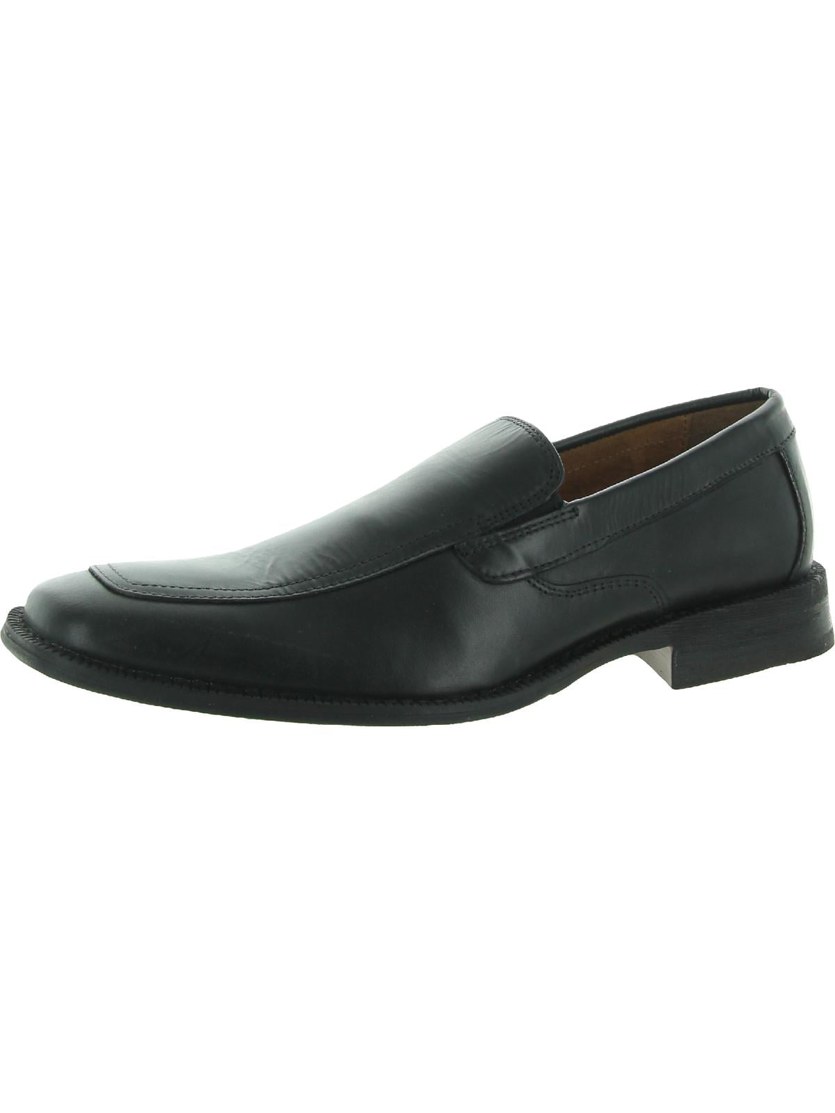 Details about   Hush Puppies Bloke Black Leather Slip On Casual Dress Formal Business Shoes Mens 