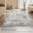 thumbnail image 2 of x Area Rug Living Room Rugs Washable Neutral Modern Abstract Soft Thin Large Rug Indoor Floor No Slip Rug Carpet for Bedroom Under Dining Table Home Office Decor Grey, 2 of 8