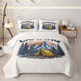 thumbnail image 2 of Erosebridal Rustic Camping Camper Bed Spread Queen,Mountain Adventure Theme Queen Coverlet Set For Boys Kids,3-Piece, 2 of 7