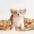 thumbnail image 4 of Yiaed Autumn Animal Maple Leaves Print Dog Blankets-Cat Blanket Washable for Couch Protection,Puppy Blanket, Soft Plush Reversible Throw Furniture Protector-Large, 4 of 8