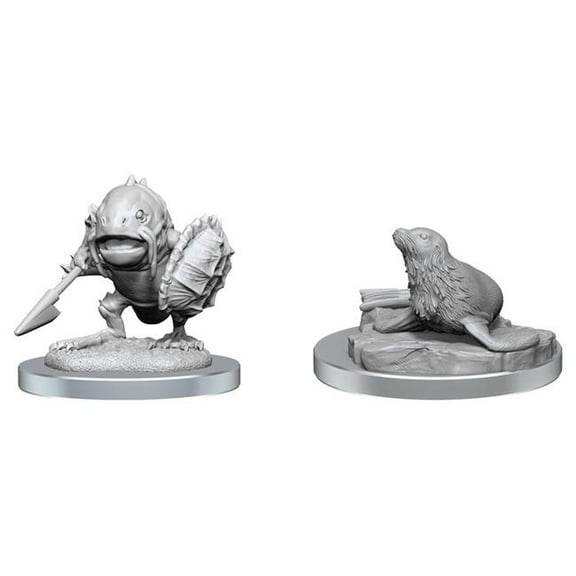 WizKids D&D Nolzur's Marvelous Miniatures: Locathah & Seal