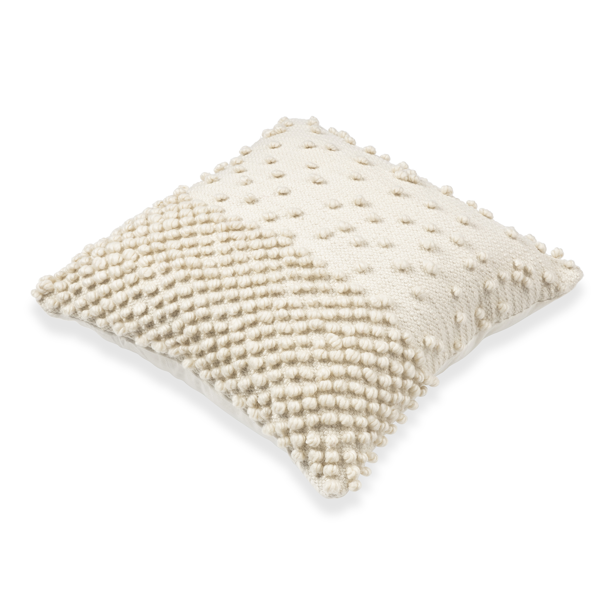Better Homes & Gardens Knots Pillow, 21" x 21" inch Square, Off White - image 4 of 5
