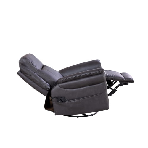 MAYEERTY Motor 240°Swivel Rocker Recliner Chair with Massage & Heat, Infinite Positions & Extendable Footrest