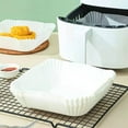 thumbnail image 3 of Cheers US 50Pcs/Set Air Fryer Disposable Paper Liner, Round Air Fryer Paper Liners, Natural Parchment Paper for Air Fryer, Non-Stick, Oil-Proof, Food Grade Paper Liner for Baking Roasting Microwave, 3 of 7