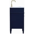 thumbnail image 6 of 18 inch single bathroom vanity in blue, 6 of 16